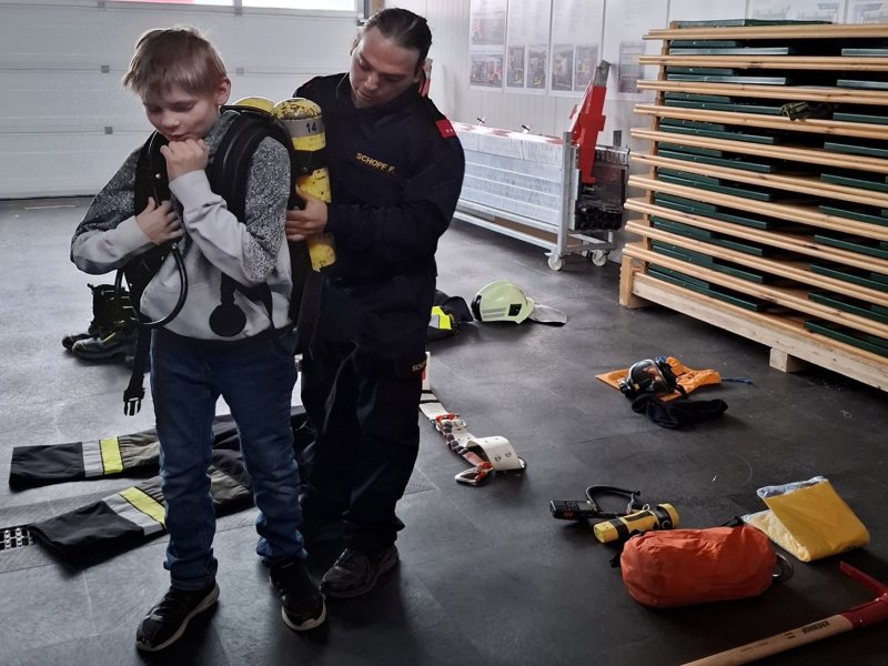 Besuch bei der Feuerwehr