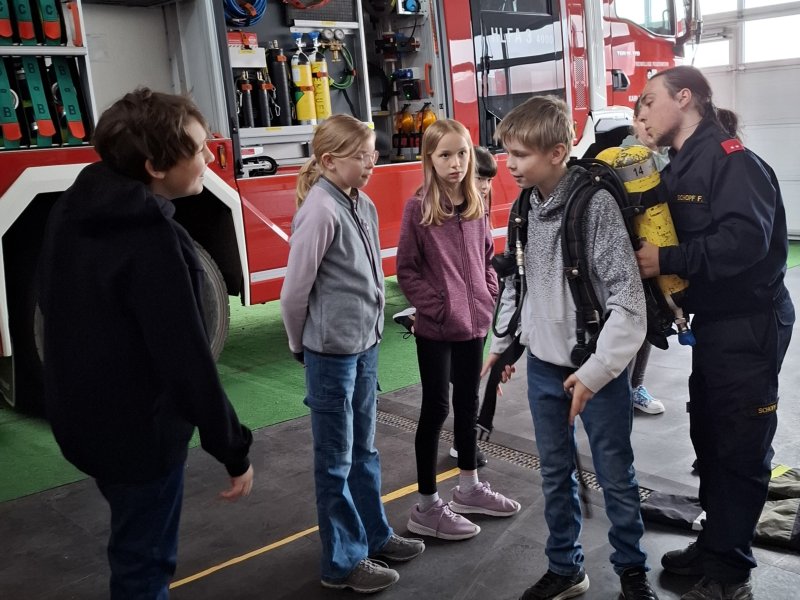 Besuch bei der Feuerwehr