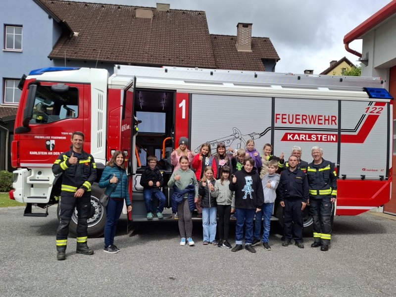 Besuch bei der Feuerwehr